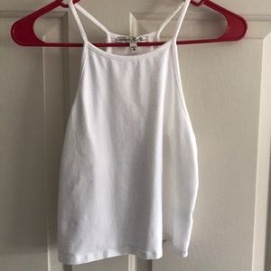 White crop top
